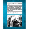 An Exposition of English Law by English Judges: Compiled for the Use of Layman and Lawyer from the Most Recent Decisions (1886-1891.