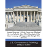House Hearing, 109th Congress: Medical Device Safety: How FDA Regulated the Reprocessing of Supposedly Single-Use Devices