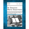 de Dominio Maris Dissertatio