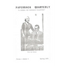 Paperback Quarterly (Vol. 1 No. 1) Spring 1978