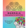 Mandala Coloring Book for Adults & Kids: 50 Easy to Color Heart-Themed Designs