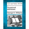 Occasional Addresses.