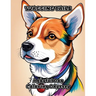 Wagging Tails: A Joyful Dog Coloring Odyssey