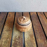 RAAQUU AI Mini Raku Pottery Urn for Remains - 3.4 oz capacity for child, pet, dog, cat by RAAQUU