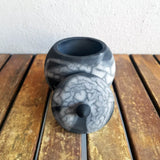 RAAQUU KIOKU Small raku pottery Urn for Remains - 12 oz capacity for child, pet, dog, cat by RAAQUU