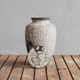 RAAQUU Omoide Ceramic Urn (Pre-Order) for Adult Remains - Raku Pottery 170 cubic inches Unique Handmade Cremation Vessel for Ashes, Pets, Cats, Dogs by RAAQUU