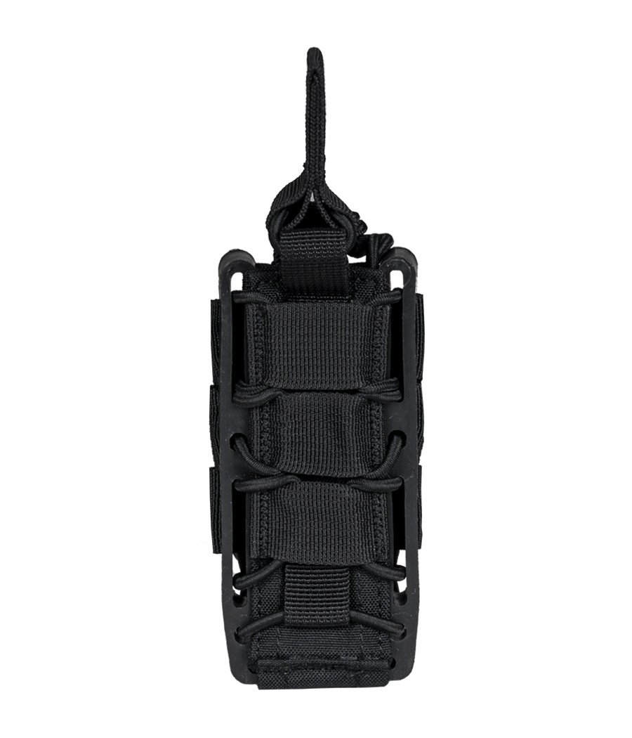 Rapid Access Single Pistol Open Top Molle Mag Pouch - by 221B Tactical