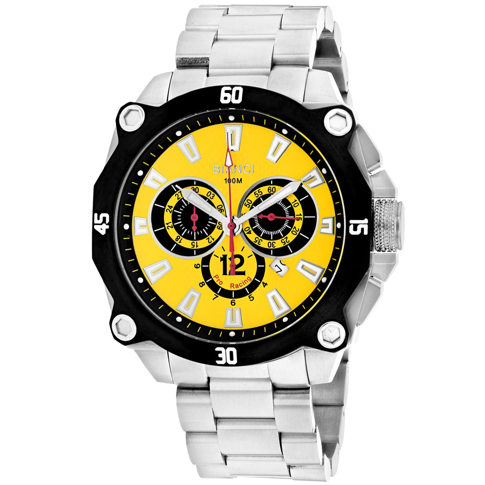 Roberto Bianci Men's Enzo Yellow Dial Watch - RB71011 by Balec Group