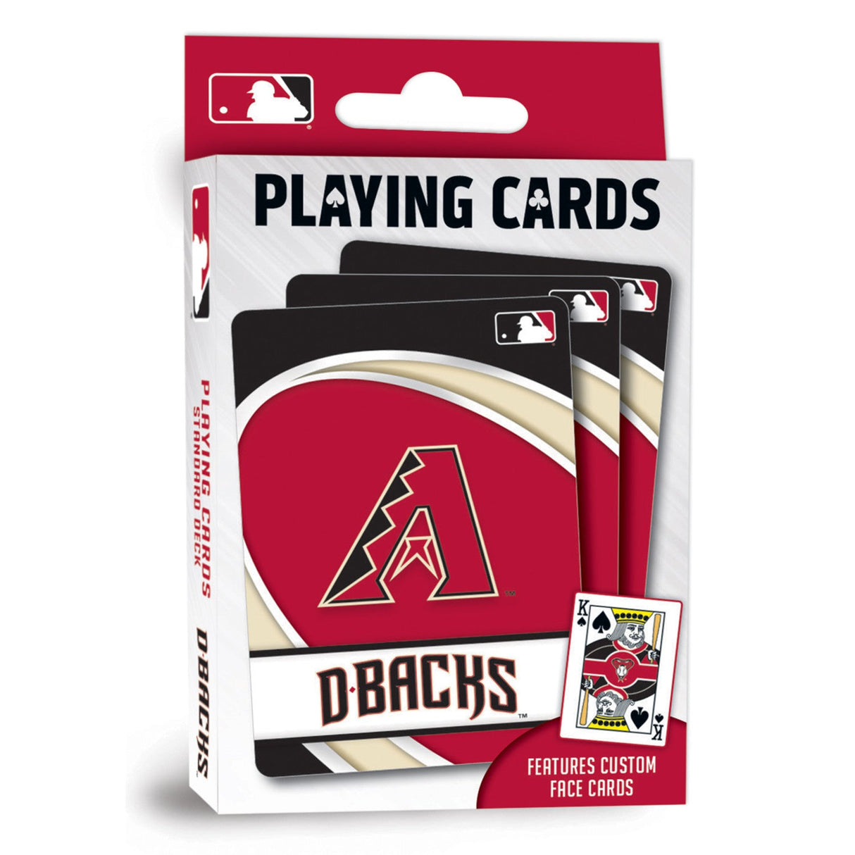 Arizona Diamondbacks Playing Cards - 54 Card Deck by MasterPieces Puzzle Company INC