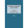 United Empire Loyalists. Enquiry Into the Losses and Services in Consequence of Their Loyalty. Evidence in the Canadian Claims. Second Report of the B