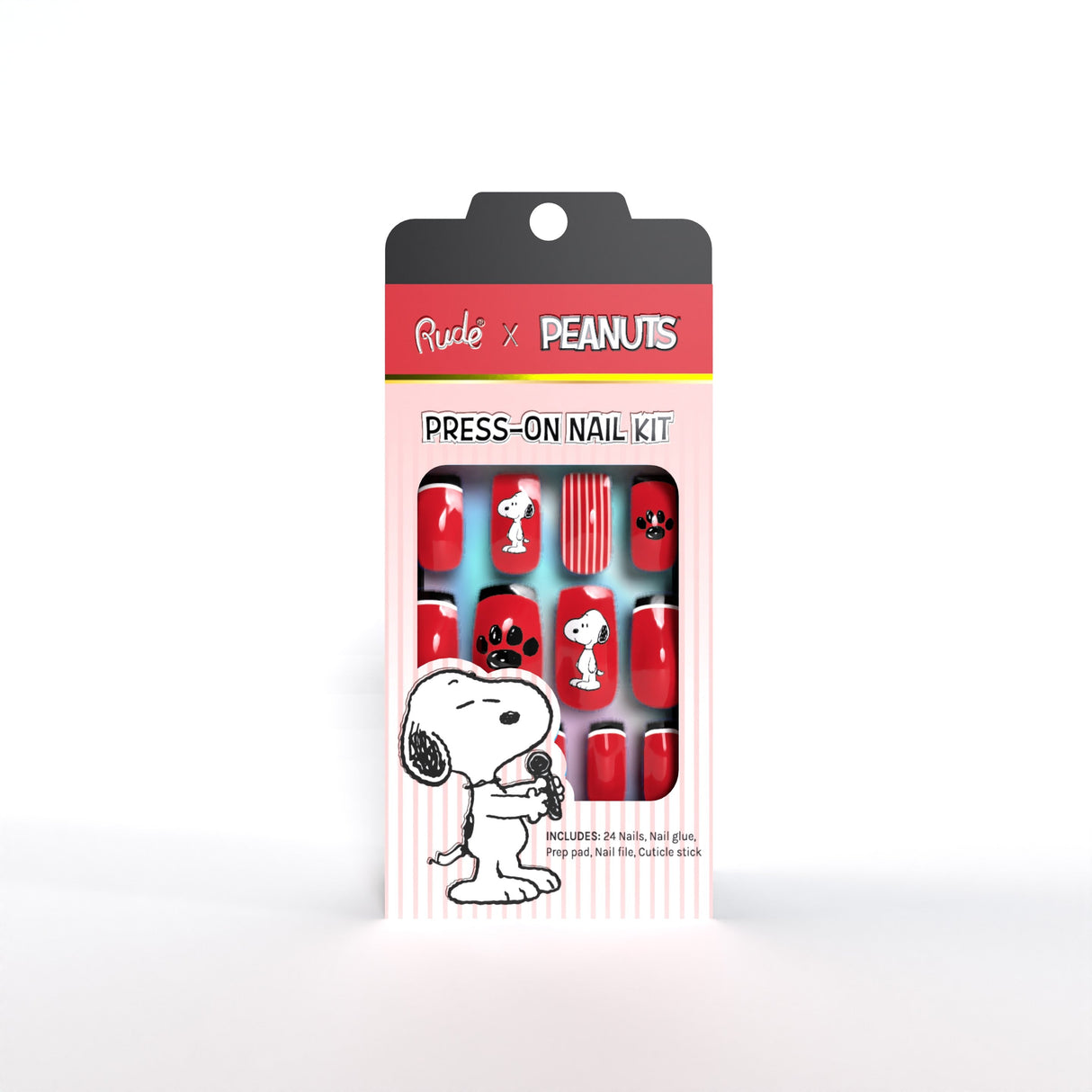 RUDE Peanuts Press-On Nail Kit - Snoopy