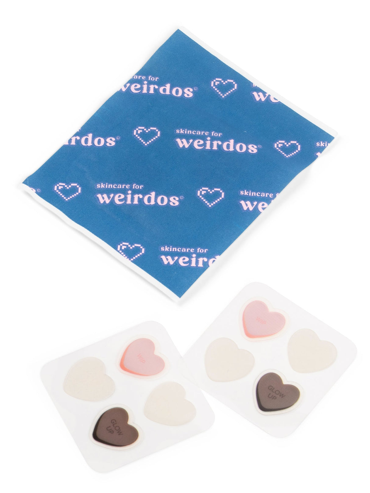 32x Healing Heart Pimple Patches by Skincare for Weirdos