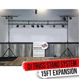 Light Truss Stand System by GRIFFIN - I-Beam Trussing Set & DJ Booth Platform Kit - Hanging Mount by GeekStands.com