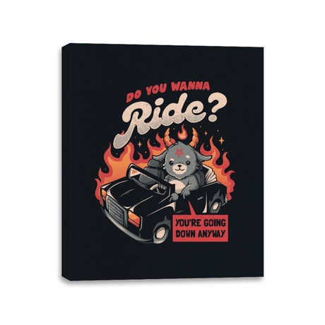 Ride to Hell - Canvas Wraps by RIPT Apparel - Vysn