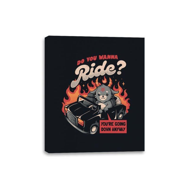 Ride to Hell - Canvas Wraps by RIPT Apparel - Vysn