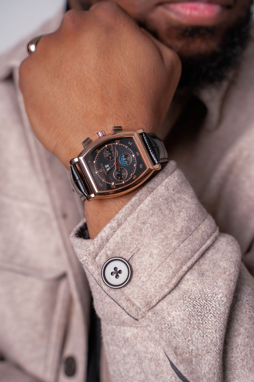 Rosegold/Black Ambassador (RESTOCK PRE-ORDER) by ASOROCK WATCHES