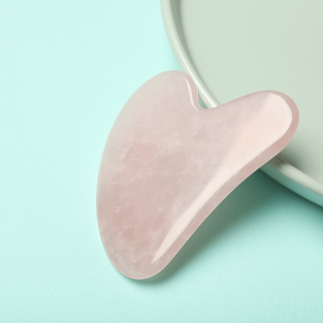 ROSE QUARTZ GUA SHA BOARD by ZAQ Skin & Body