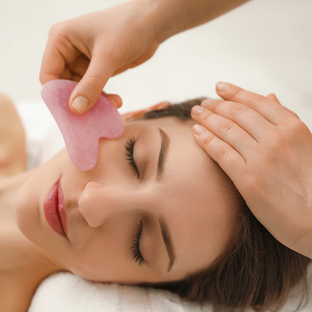 ROSE QUARTZ GUA SHA BOARD by ZAQ Skin & Body