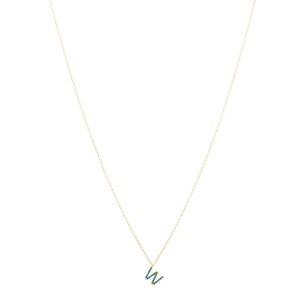 Roslyn Initial Necklace by Jonesy Wood