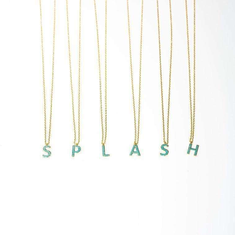 Roslyn Initial Necklace by Jonesy Wood