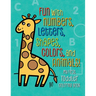 My First Toddler Coloring Book: Fun with Numbers, Letters, Shapes, Colors, and Animals!