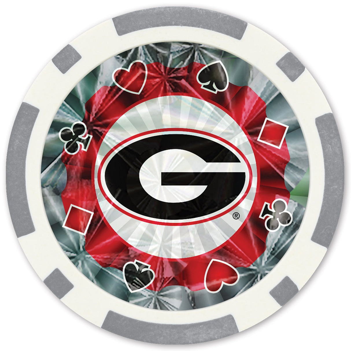 Georgia Bulldogs 20 Piece Poker Chips by MasterPieces Puzzle Company INC