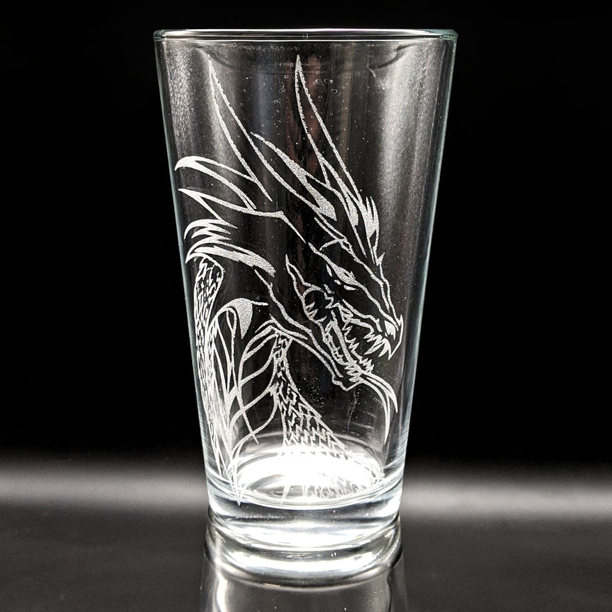 MYTHICAL CREATURES Pint Glasses by LumEngrave