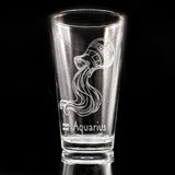 ZODIAC Pint Glasses by LumEngrave