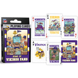 Minnesota Vikings Fan Deck Playing Cards - 54 Card Deck by MasterPieces Puzzle Company INC