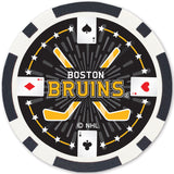 Boston Bruins 100 Piece Poker Chips by MasterPieces Puzzle Company INC