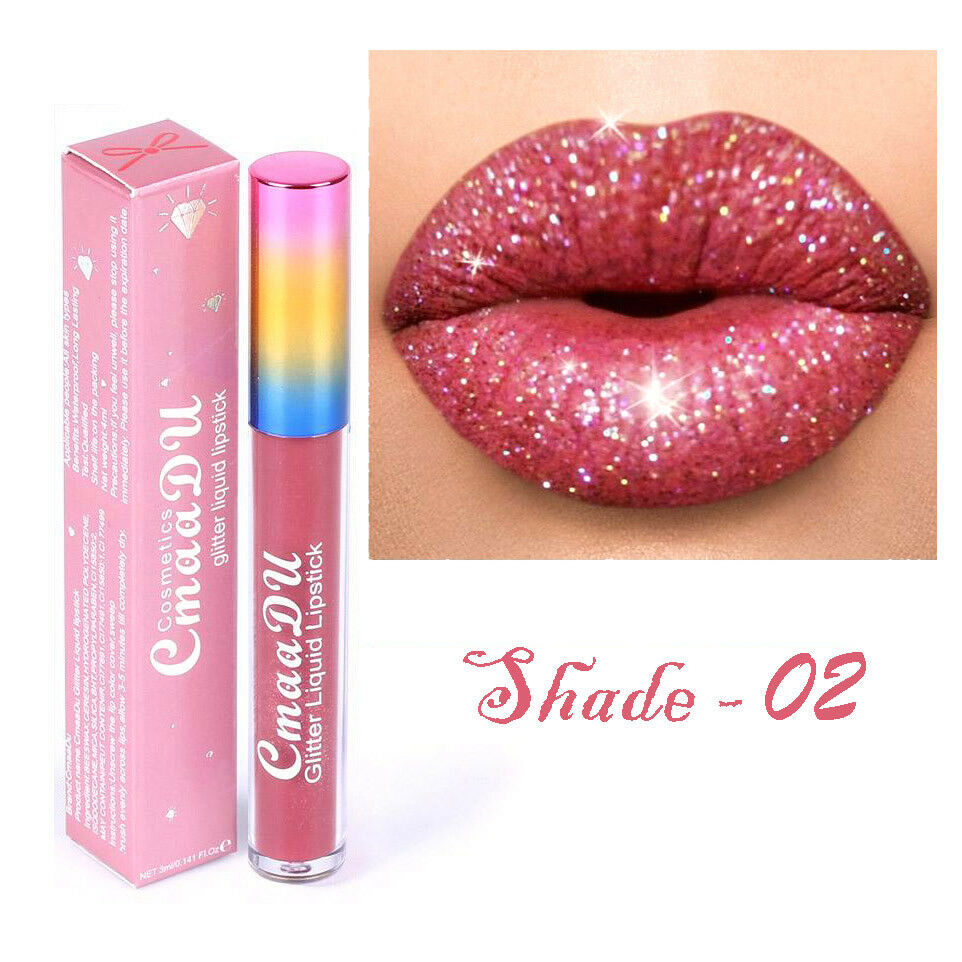 NEW Glitter Flip Liquid Lipstick Matte Transforming Waterproof Long Lasting by Js House