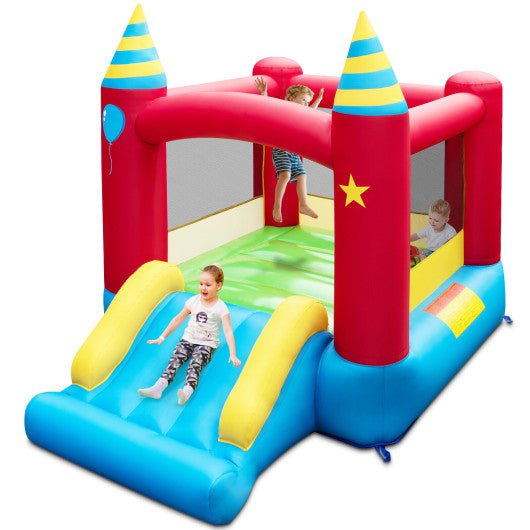 Kids Inflatable Bounce Castle Excluded Blower