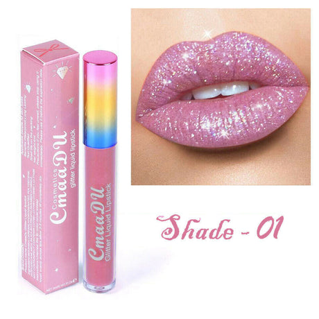 NEW Glitter Flip Liquid Lipstick Matte Transforming Waterproof Long Lasting by Js House