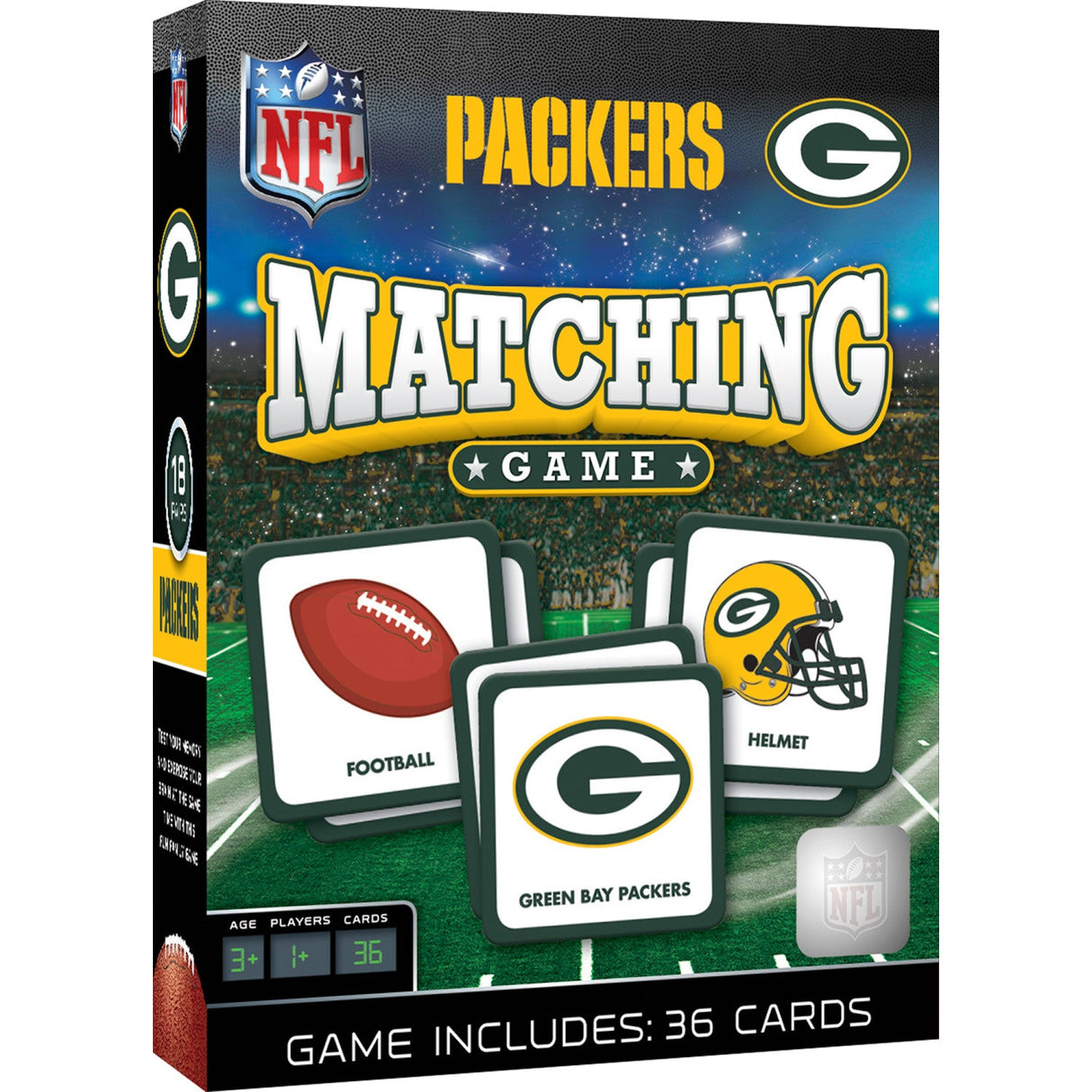 Green Bay Packers Matching Game by MasterPieces Puzzle Company INC