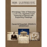 Winnebago Tribe of Nebraska V. U.S. U.S. Supreme Court Transcript of Record with Supporting Pleadings