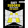 Easy Sudoku Puzzle Book For Adults: 200 Large Print Puzzles with Answer (Volume 2)