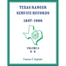Texas Ranger Service Records, 1847-1900, Volume 3 H-K