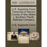 U.S. Supreme Court Transcript of Record County of San Mateo V. Southern Pacific Railroad Company