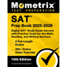 SAT Prep Book 2025-2026 - 3 Full-Length Exams, 200+ Online Video Tutorials, Digital SAT Study Guide Secrets with Practice Tests for the Math, Reading,