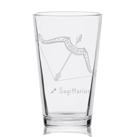 ZODIAC Pint Glasses by LumEngrave