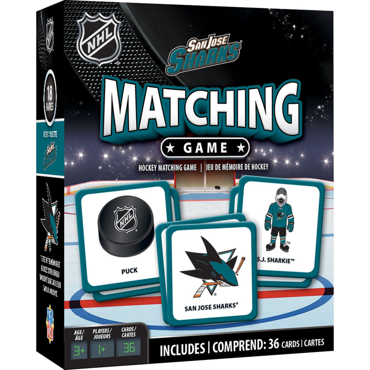 San Jose Sharks Matching Game by MasterPieces Puzzle Company INC