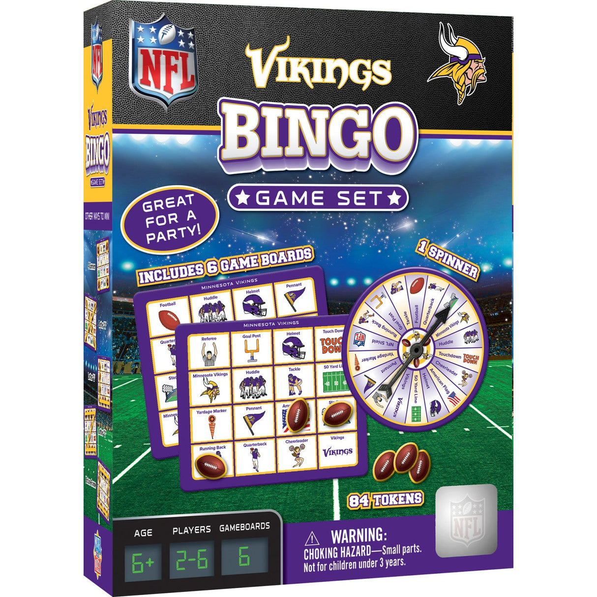 Minnesota Vikings Bingo Game by MasterPieces Puzzle Company INC