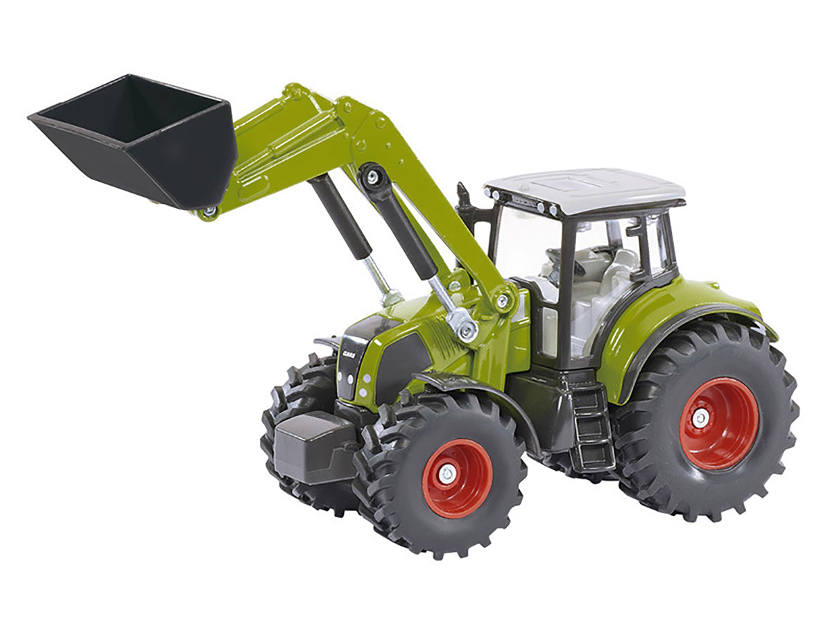 Claas Axion 850 Tractor with Front Loader Green with Gray Top 1/50 Diecast Model by Siku