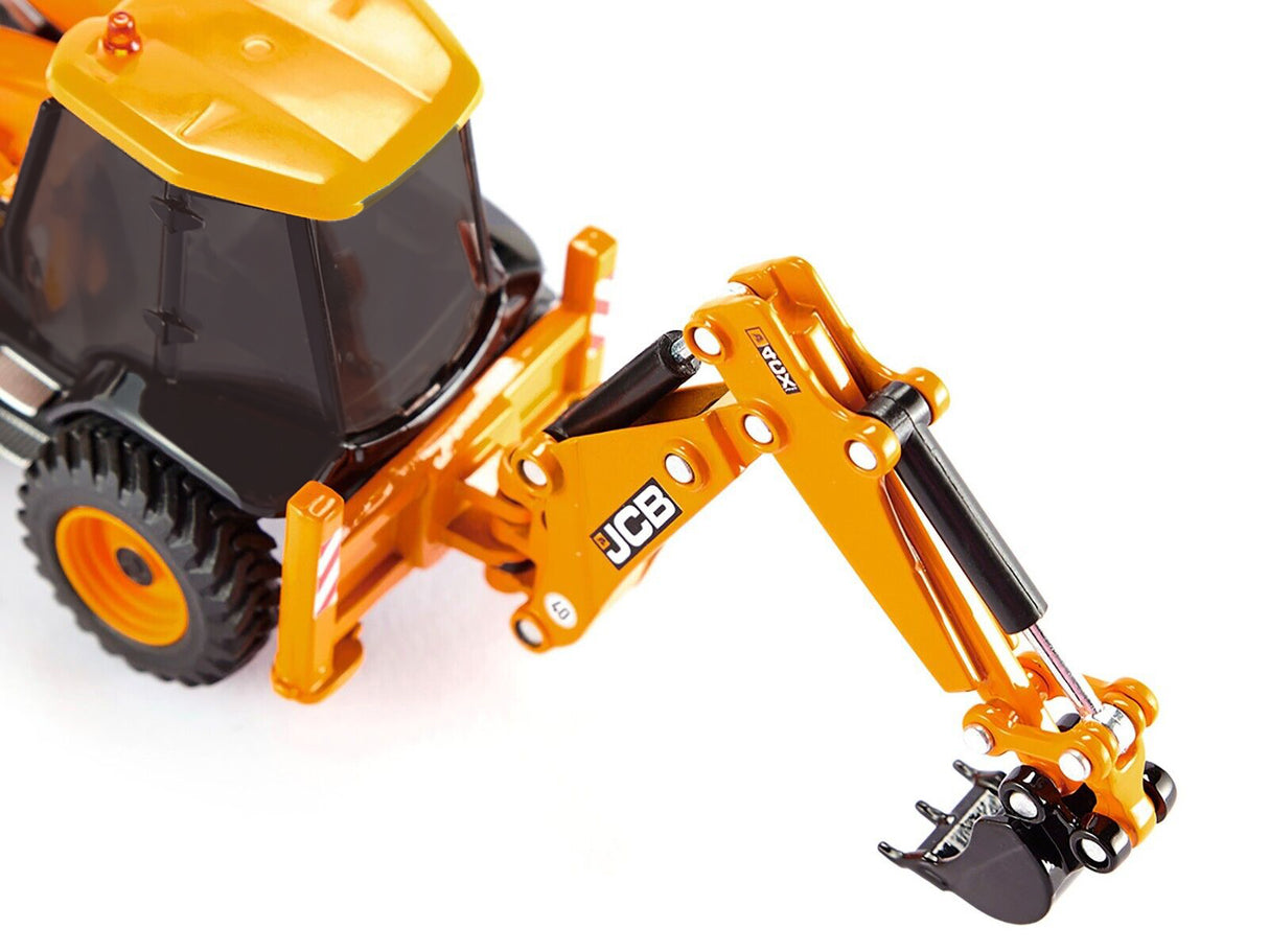 JCB 4CX Back Hoe Loader Yellow 1/50 Diecast Model by Siku