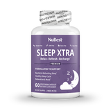 Sleep Xtra, Natural Non-Habit Forming Sleep Aid for Teens & Adults, 60 Vegan Capsules by NuBest Nutrition®