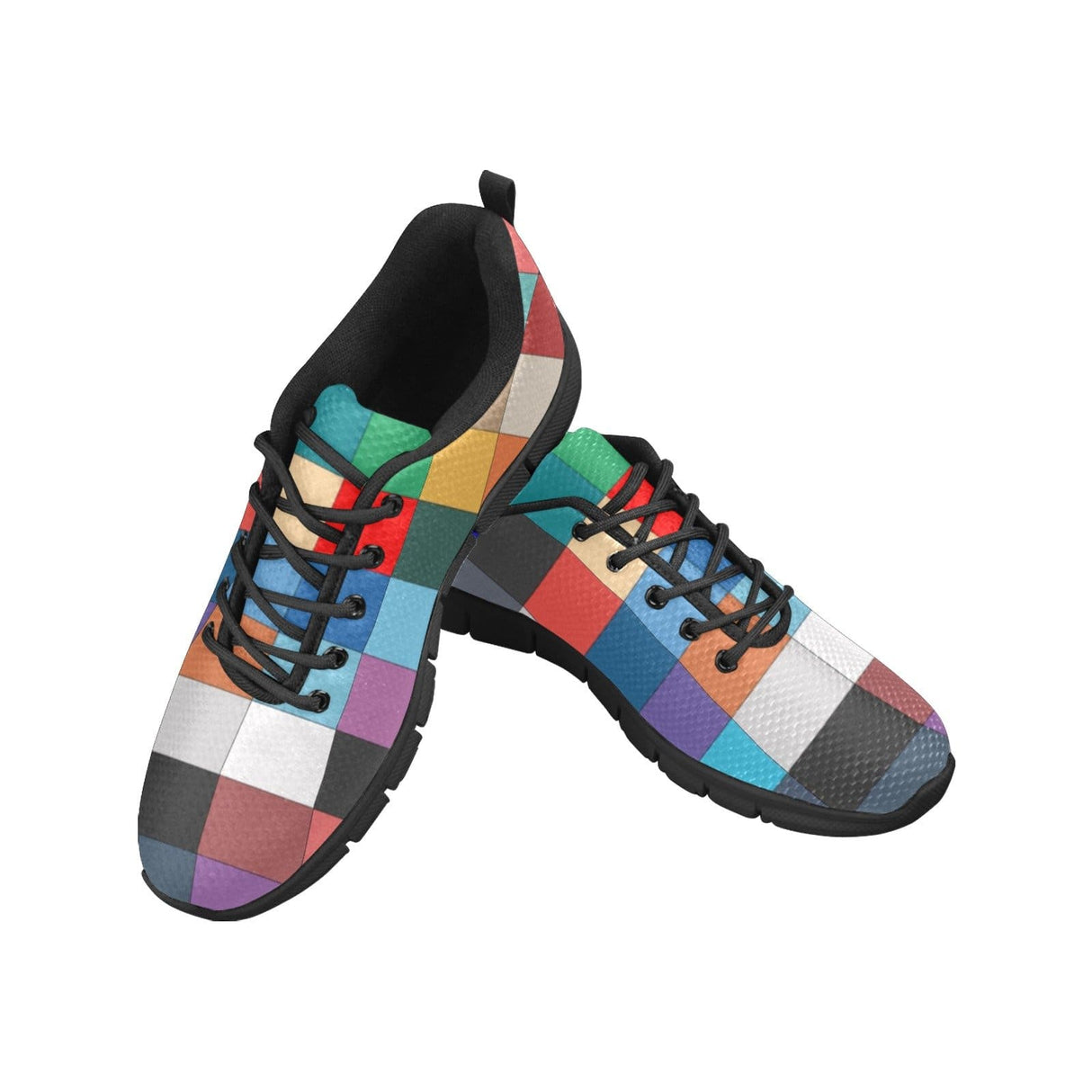 Sneakers for Women, Block Print - Running Shoes by inQue.Style