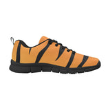 Sneakers for Women, Orange and Black Tiger Striped - Running Shoes by inQue.Style