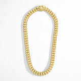 Solid 14K Gold Cuban Link Chain - 12MM by Bling Proud | Urban Jewelry Online Store