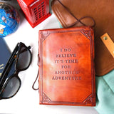 Another Adventure Quote Leather Journal by Soothi