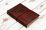 The Mountains Are Calling John Muir Quote Leather Journal - 7x5 by Soothi